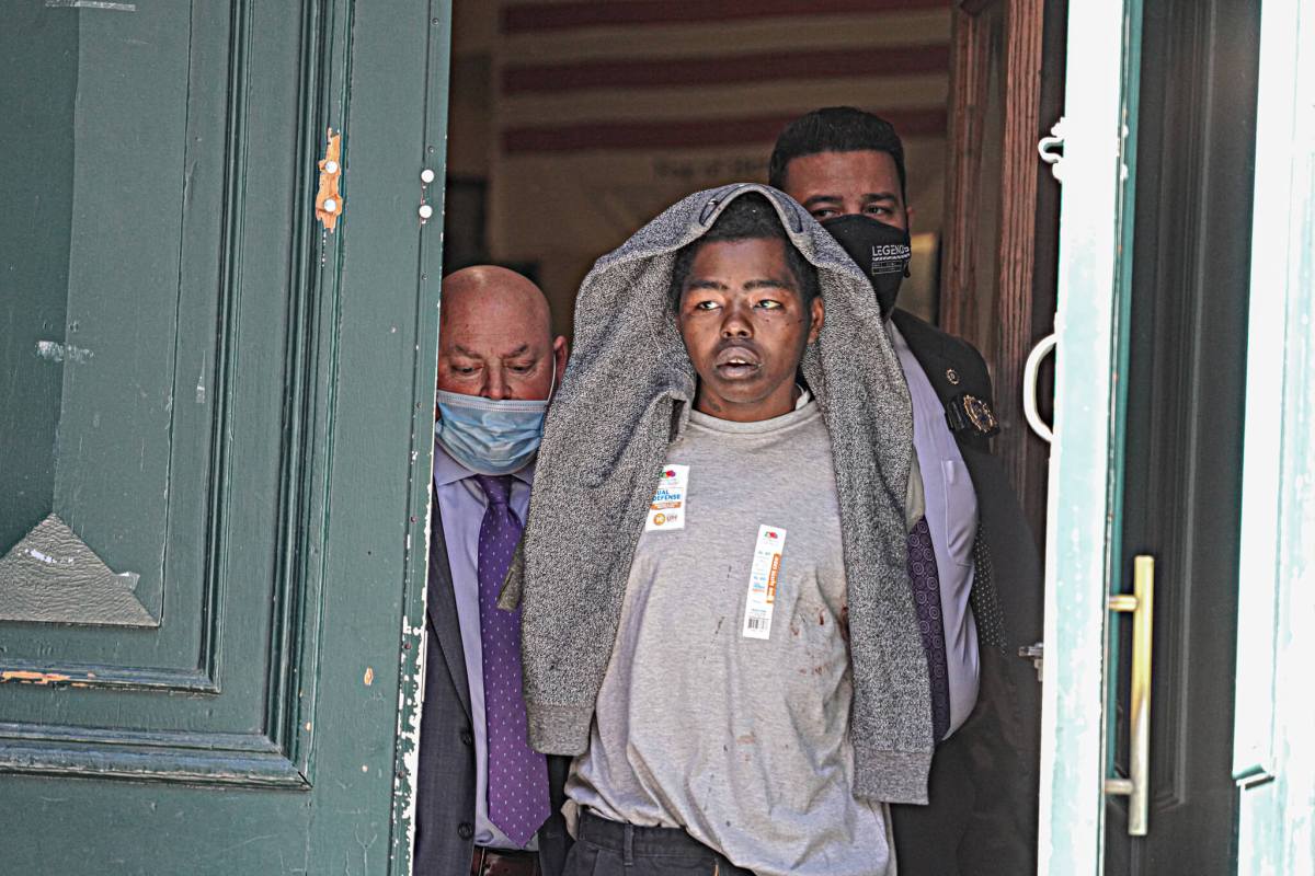 Chinatown demands action after the murder of Christina Yuna Lee inside Lower East Side home 9 Assamad Nash, 25, the alleged murderer of Christina Yuna Lee still has blood on his sweater as he was lead away from the 5th Precinct