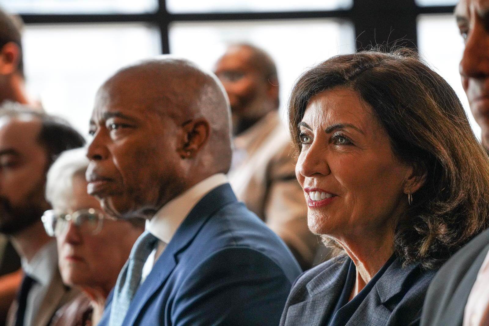 'Let them work': Hochul, Adams call on Biden to expedite work permits for migrants 8 Mayor Eric Adams and Governor Kathy Hochul