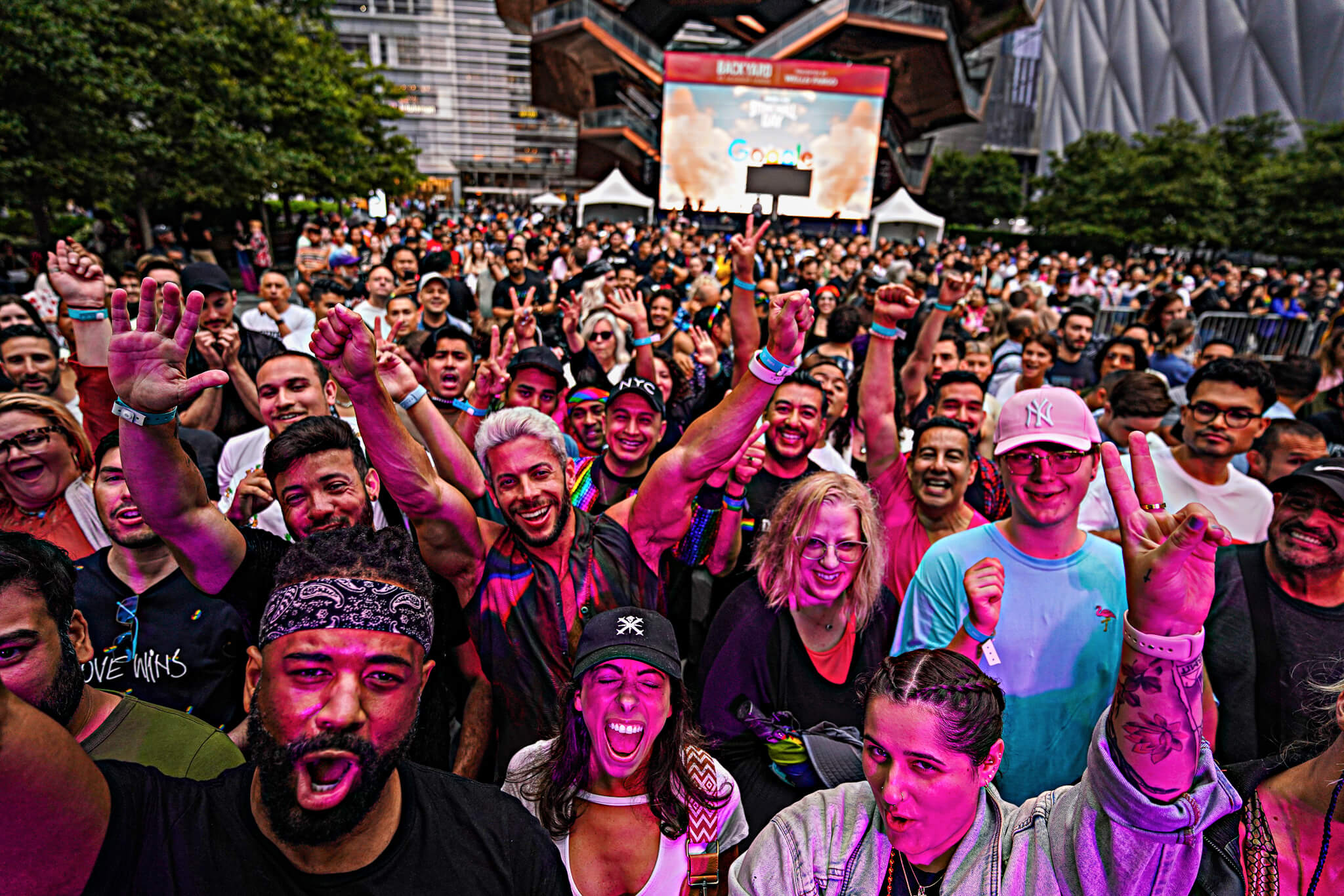 SEE IT: Christina Aguilera headlines Stonewall Day in Hudson Yards concert 11 Fans at Concert
