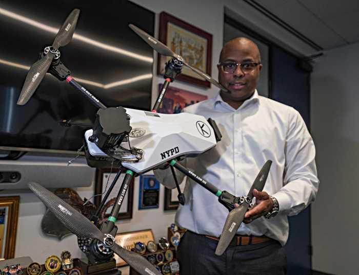NYPD drones will soon flash red-and-blue lights and log flights online while patrolling the skies 2